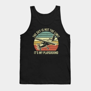 Pilot Funny Aviation Lover Quotes Airplane Enthusiast Tank Top